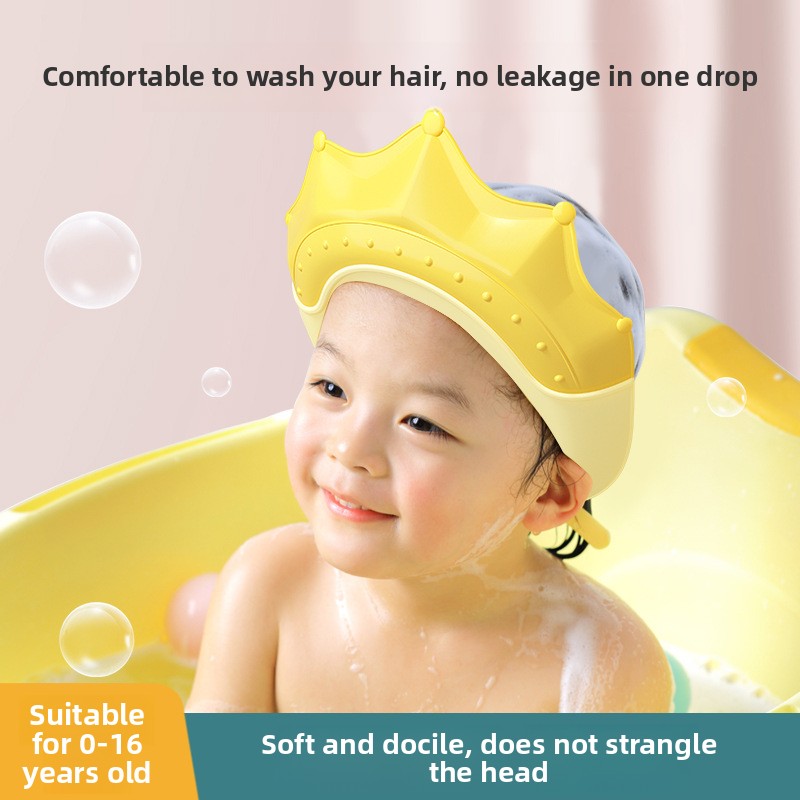 Kids Waterproof Shower Cap Bab - Swim Hat Silicone บทวิจารณ์และราคา