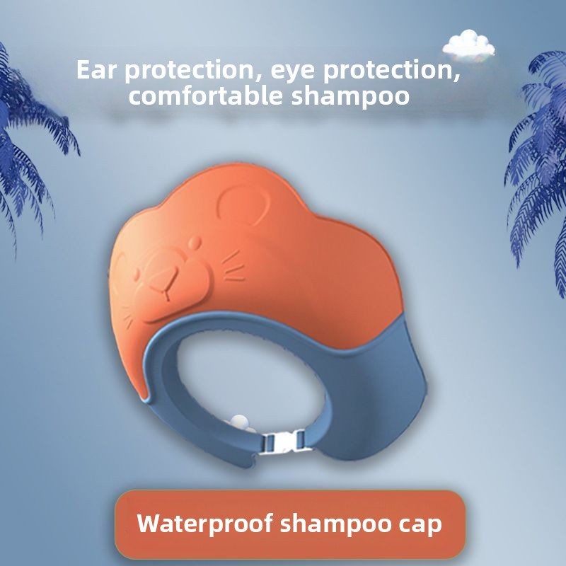 Kids Waterproof Shower Cap Bab - Swim Hat Silicone บทวิจารณ์และราคา