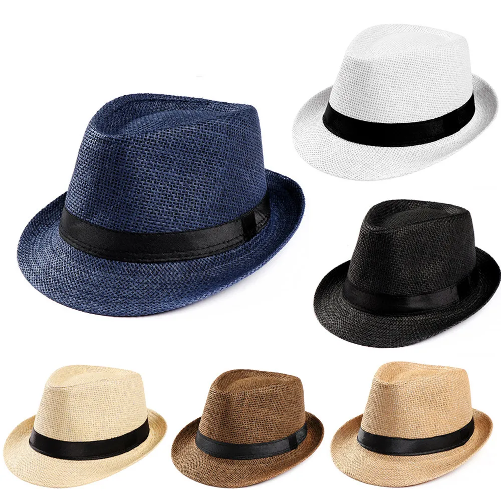 Summer Casual Trendy Beach Sun - Cowboy Hat Straw บทวิจารณ์และราคา