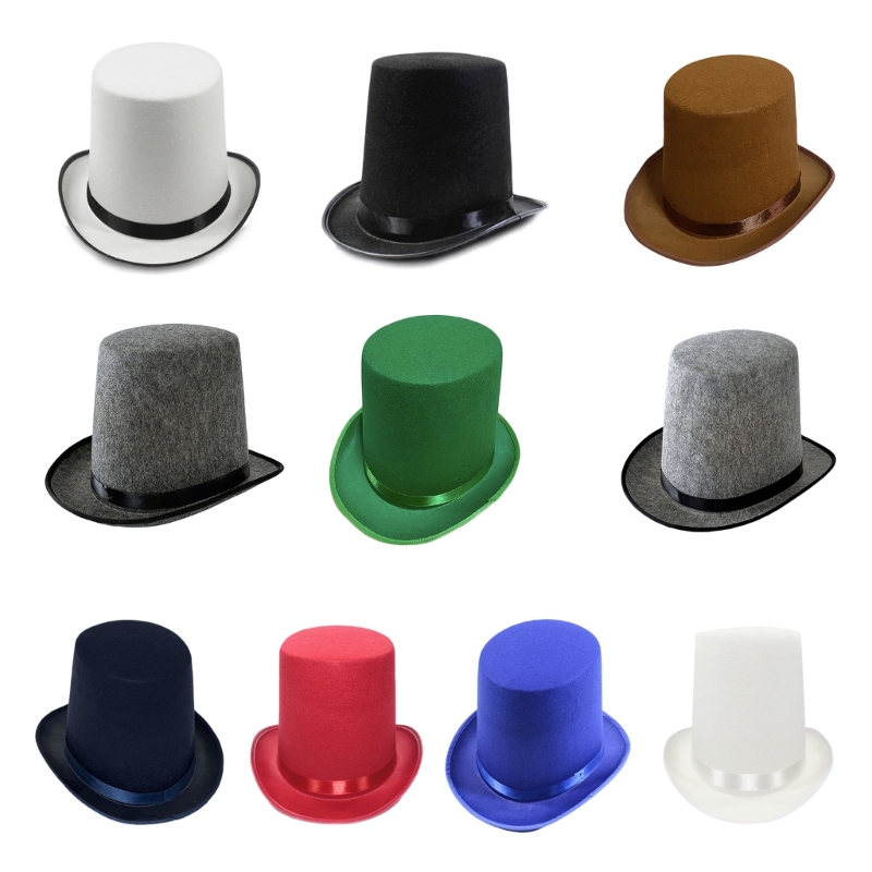Vintage Fedora Top Hat Solid C - Fedora Hat Wool บทวิจารณ์และราคา