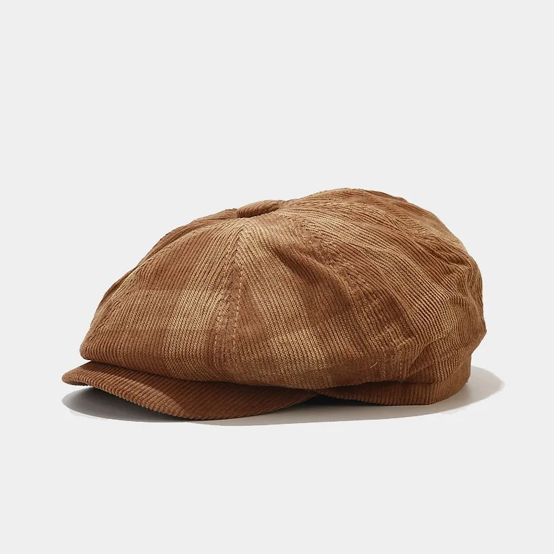 Corduroy Men Women Youth Boy G - Newsboy Cap Ivy บทวิจารณ์และราคา
