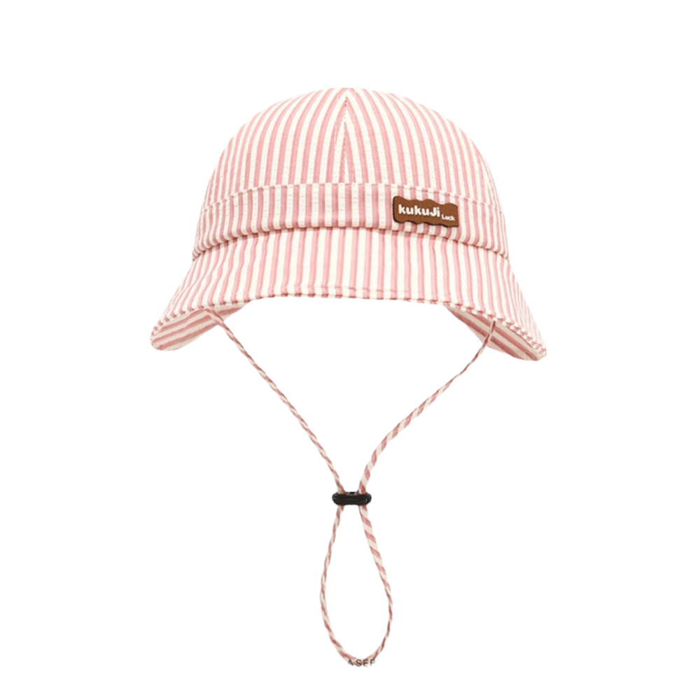 New Striped Baby Bucket Hat Ad - Sun Hat Wide Brim บทวิจารณ์และราคา
