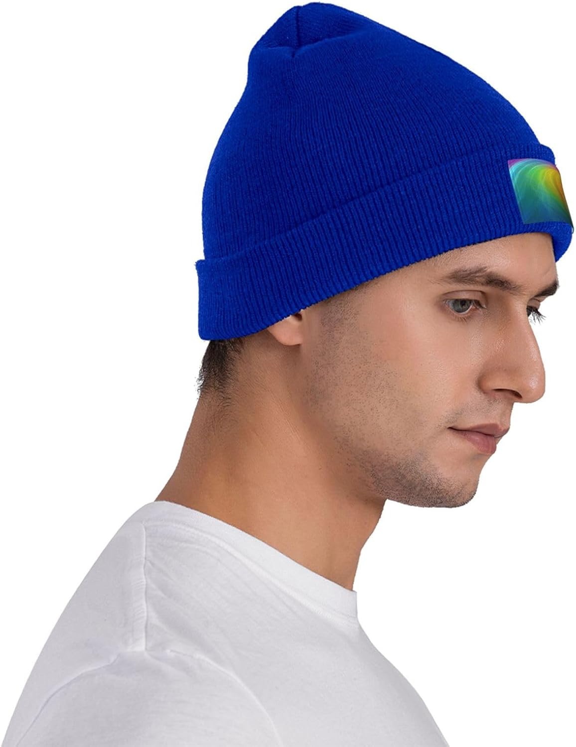 Beanie for Men Winter Hats for - Beanie Cuffed Knit บทวิจารณ์และราคา