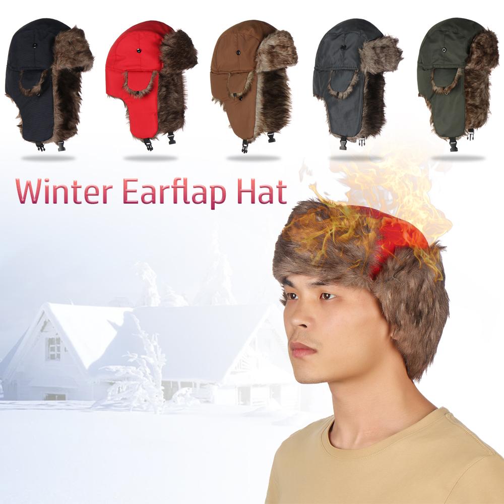 Warm Earflap Trapper Winter Ca - Winter Trapper Hat บทวิจารณ์และราคา