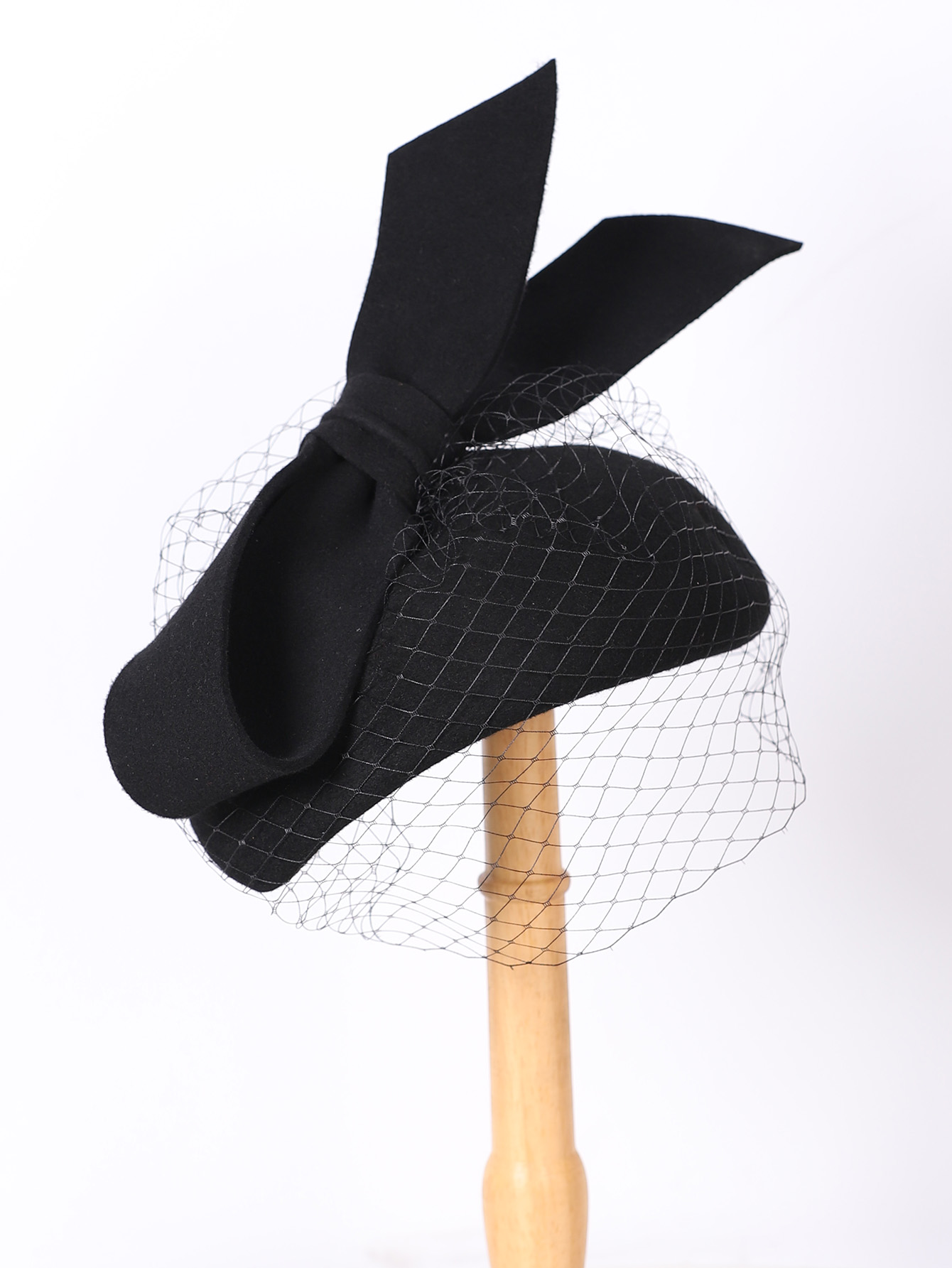 French White Beret Fascinator  - Fedora Hat Wool บทวิจารณ์และราคา