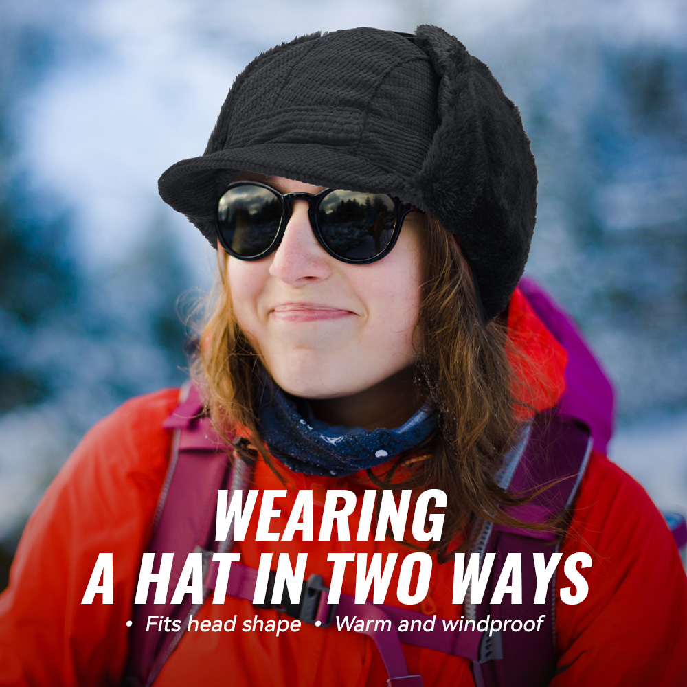WRELS Winter Trapper Hat Windp - Trapper Hat Ear Flap บทวิจารณ์และราคา