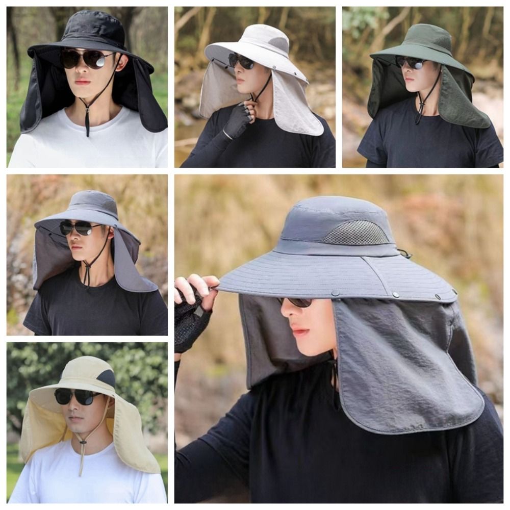 Breathable Cloth Men Sun Hat N - Bucket Hat Cotton บทวิจารณ์และราคา