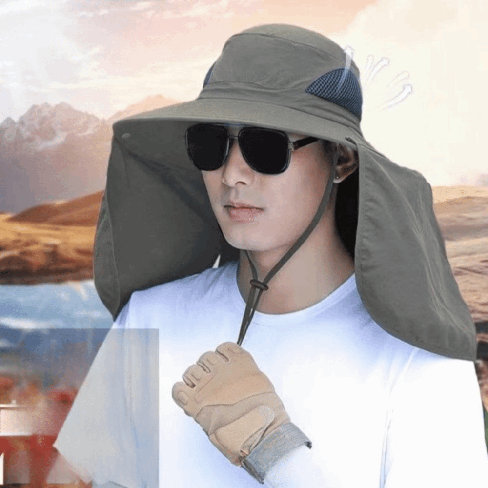 Breathable Cloth Men Sun Hat N - Bucket Hat Cotton บทวิจารณ์และราคา