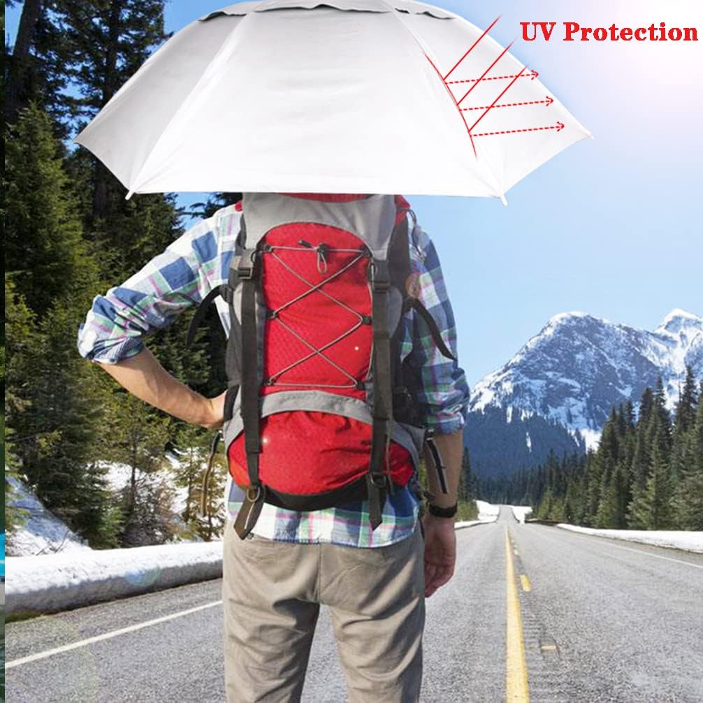 Hands Free Umbrella Hat, 36 In - Sun Hat Wide Brim บทวิจารณ์และราคา