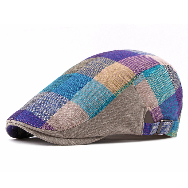 Unisex Cotton Plaid Newsboy Be - Newsboy Cap Ivy บทวิจารณ์และราคา