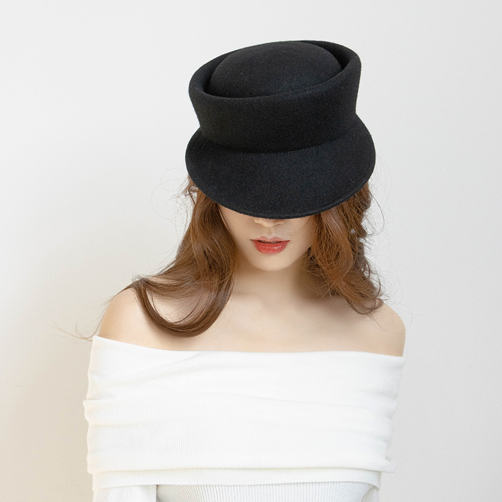 French Style Wool Felt Cap Fas - Beret French Wool บทวิจารณ์และราคา