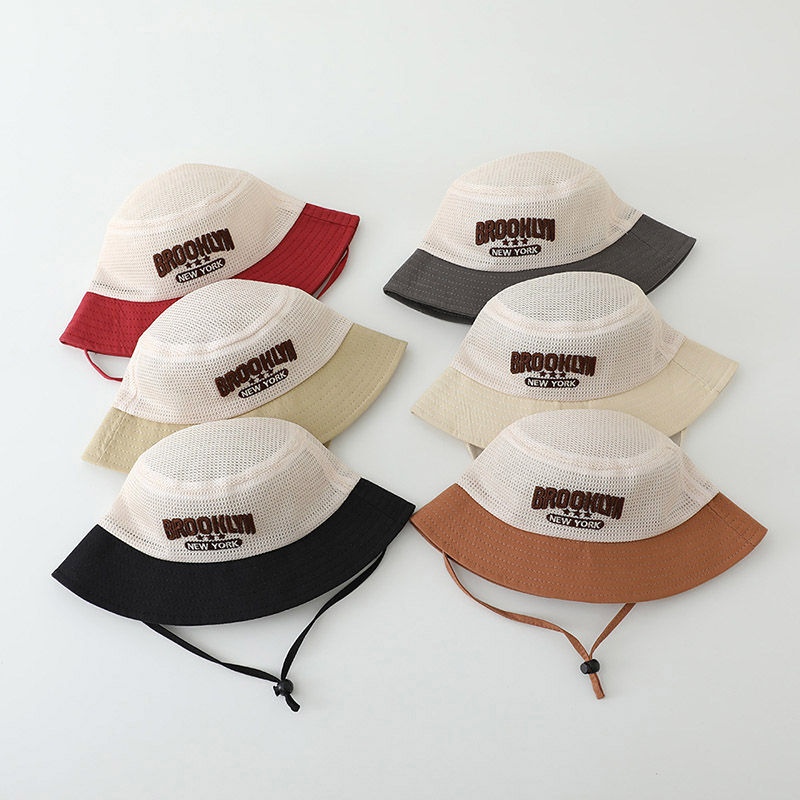 Letter Embroidered Baby Sun Ha - Bucket Hat Cotton บทวิจารณ์และราคา