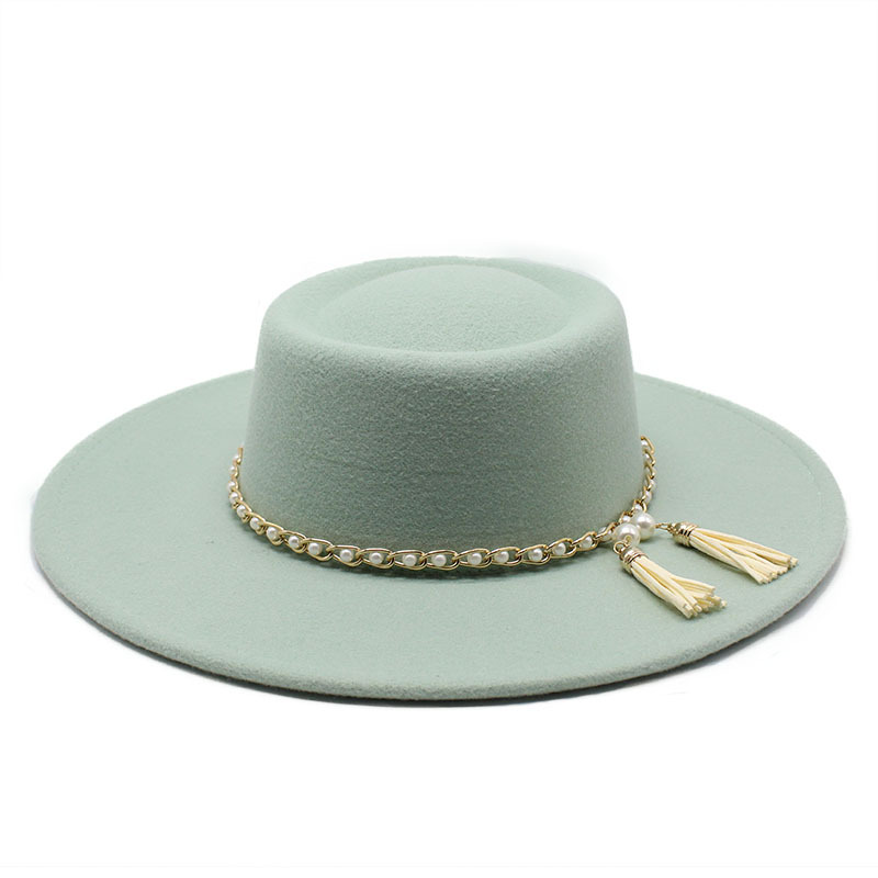 British Style Fashionable And  - Fedora Hat Wool บทวิจารณ์และราคา