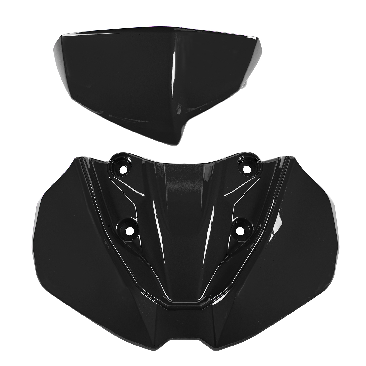 Motorcycle Front Extender Cowl - Visor Sun Hat บทวิจารณ์และราคา