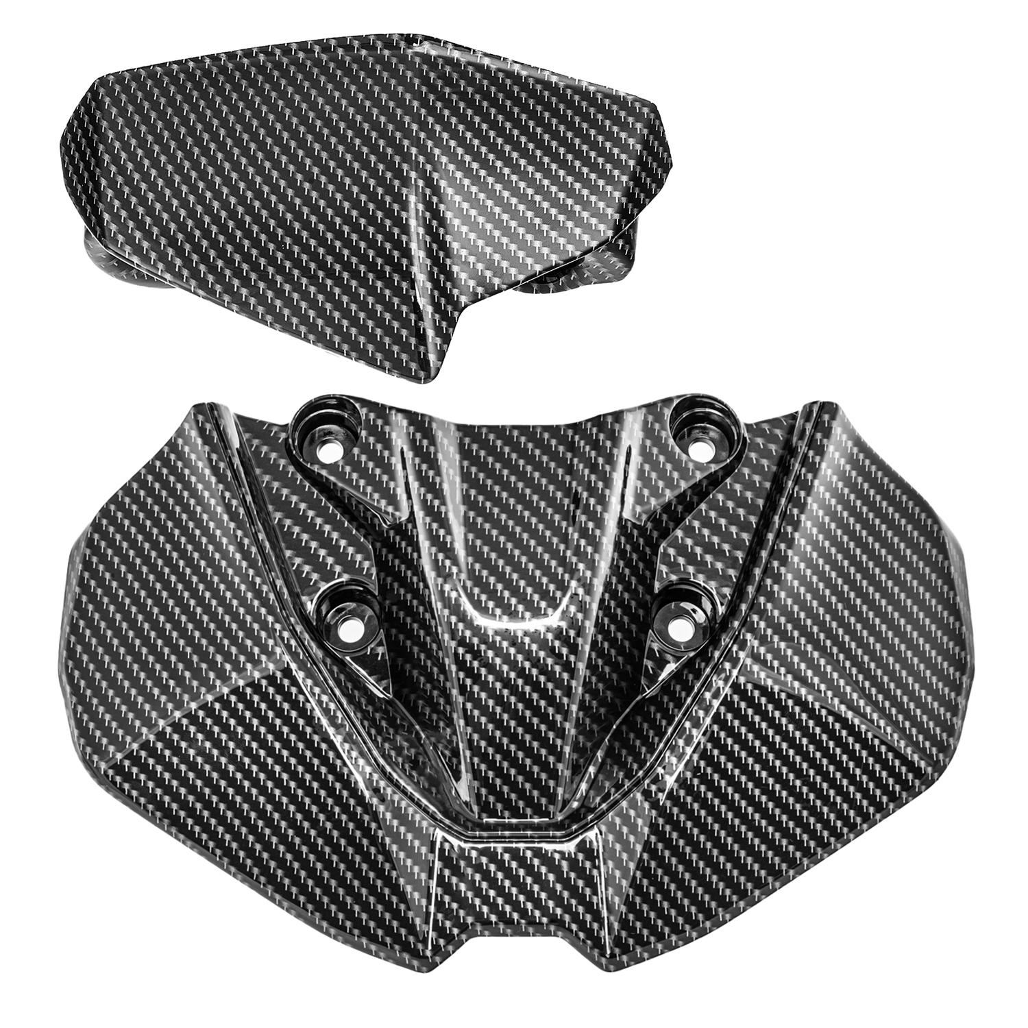 Motorcycle Front Extender Cowl - Visor Sun Hat บทวิจารณ์และราคา